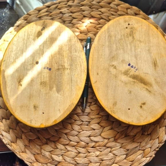 Vintage Oval Wall Plaques with Child Illustrations Cottagecore, Farmhouse Style - Picture 6 of 6